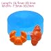 084LBG Croissant Mold Bread Mold Silicone Flexible Mold - Sugarcraft Fondant Cake Decoration Polymer Clay Resin