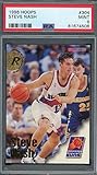 Steve Nash 1996 Hoops Basketball Rookie Card RC #304 Graded PSA 9