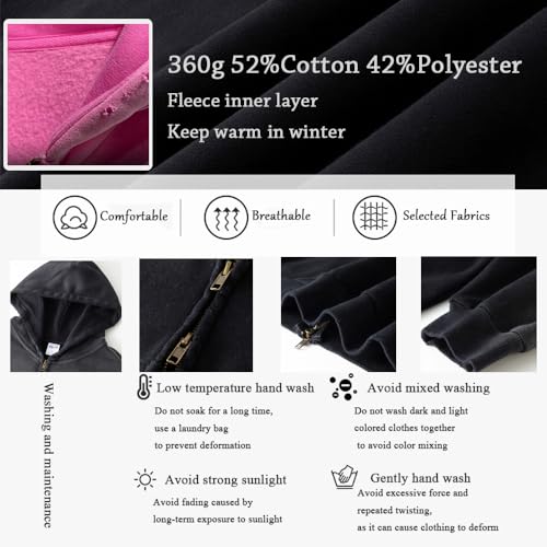 Men Oversized Hoodies Vintage Cotton Casual Hooded Sweatshirt with Pocket Teens Pullover Unisex4