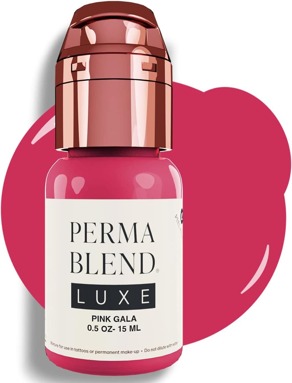 Perma Blend Luxe - Pink Gala - Vegan Lip Tattoo Ink - Cool Microblading Pigment with Medium-High Opacity and Neutral Undertone - Lip Blush & Permanent Makeup - Cruelty-Free (0.5 oz)