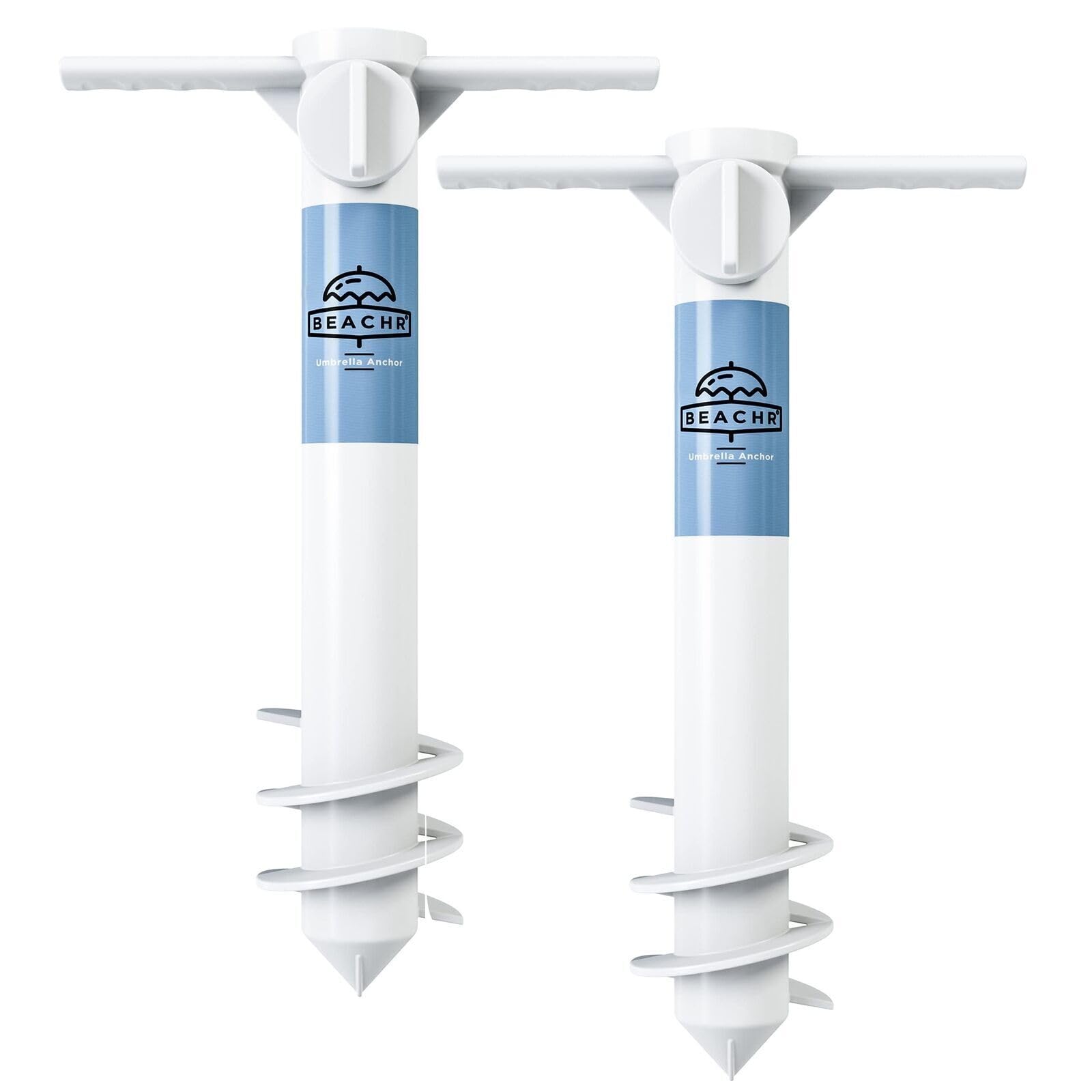 Universal Beach Umbrella Anchor, White, 10 in