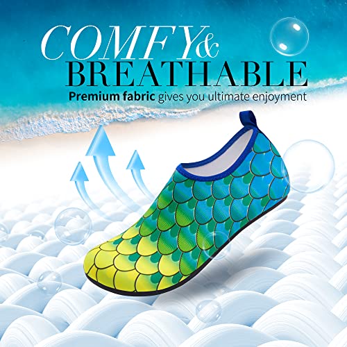 Homitem Water Shoes for Women Men Aqua Socks Swim Beach Pool River Slip-On Barefoot Quick-Dry Vacation Cruise Essentials Accessories for Yoga Kayak Sports2