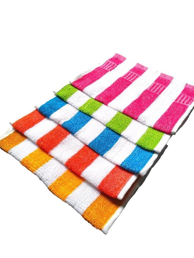 100% Cotton Hand Towel - 350 GSM, Cabana Ultra Soft and Super Absorbent (Size 12 X 18 Inches, Set of 6 Pieces)-image-18