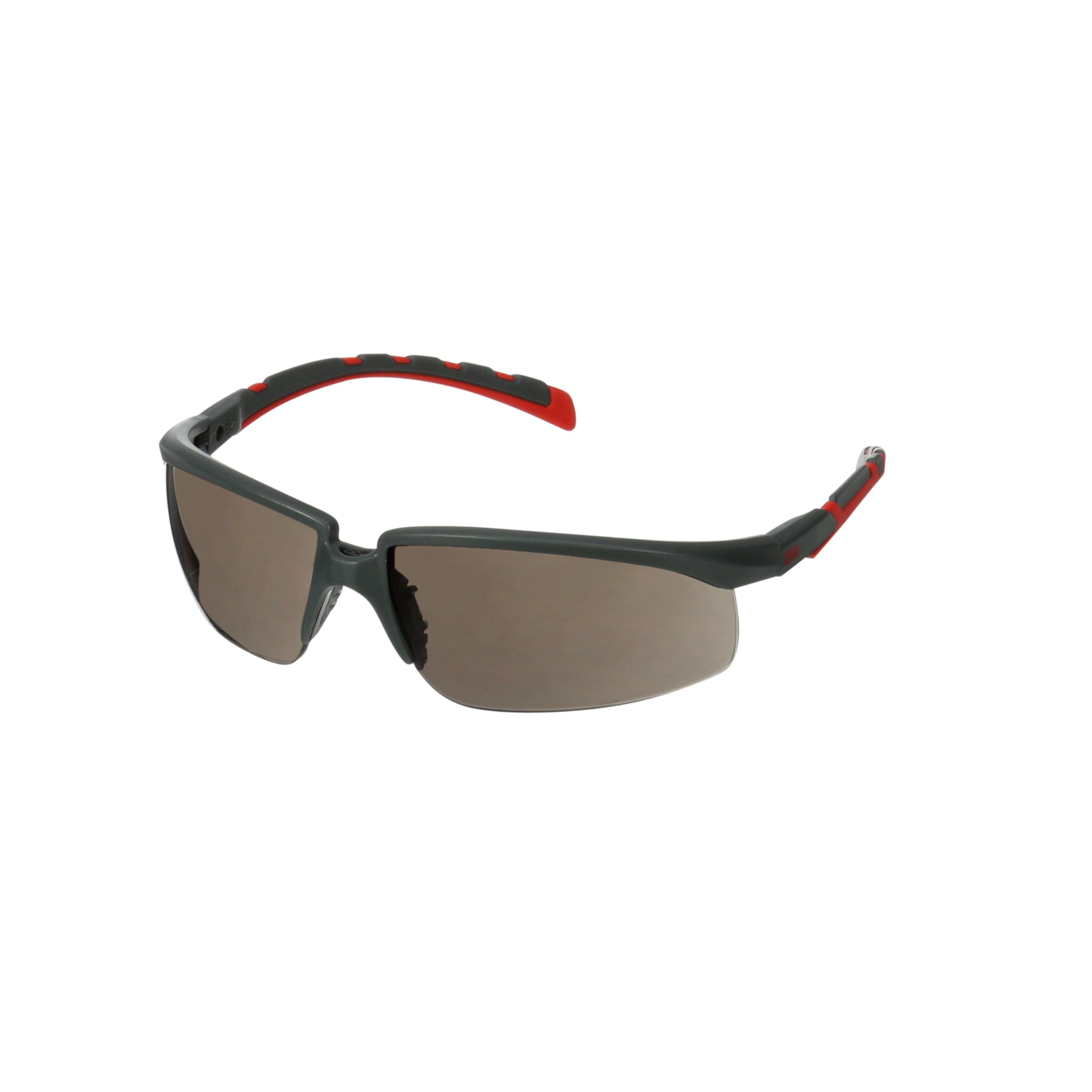 Solus 3M Serie 2000, S2002SGAF-RED, grau/rote Bügel, Scotchgard Anti-Fog-Beschichtung, graue Anti-Fog-Antikratz-Scheibe, 1 Stück