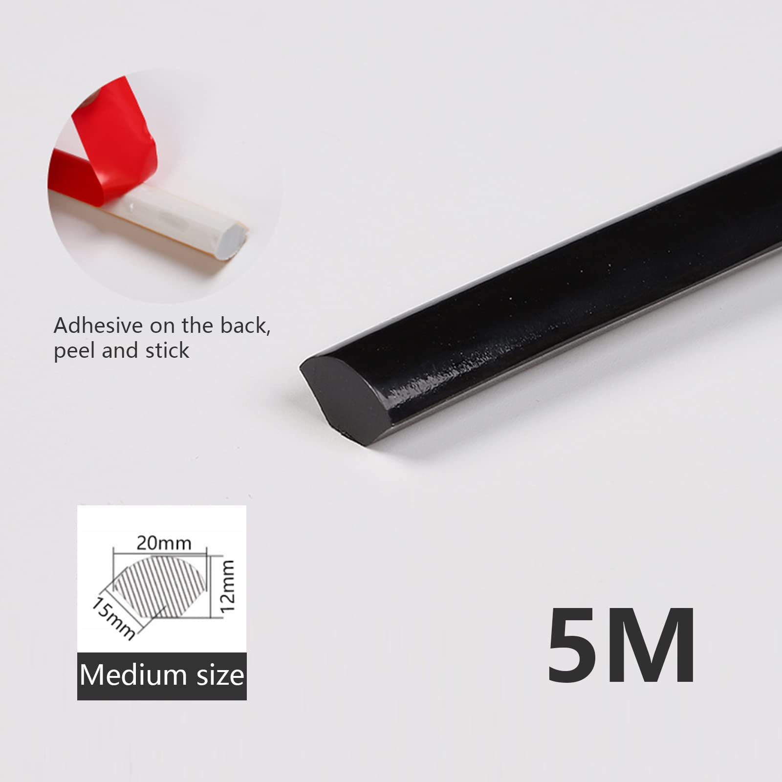 Modanature Autoadesive Per Pareti 6m X 2cm - Strisce Flessibili Per Angoli, Porte E Pavimenti - Foto 3