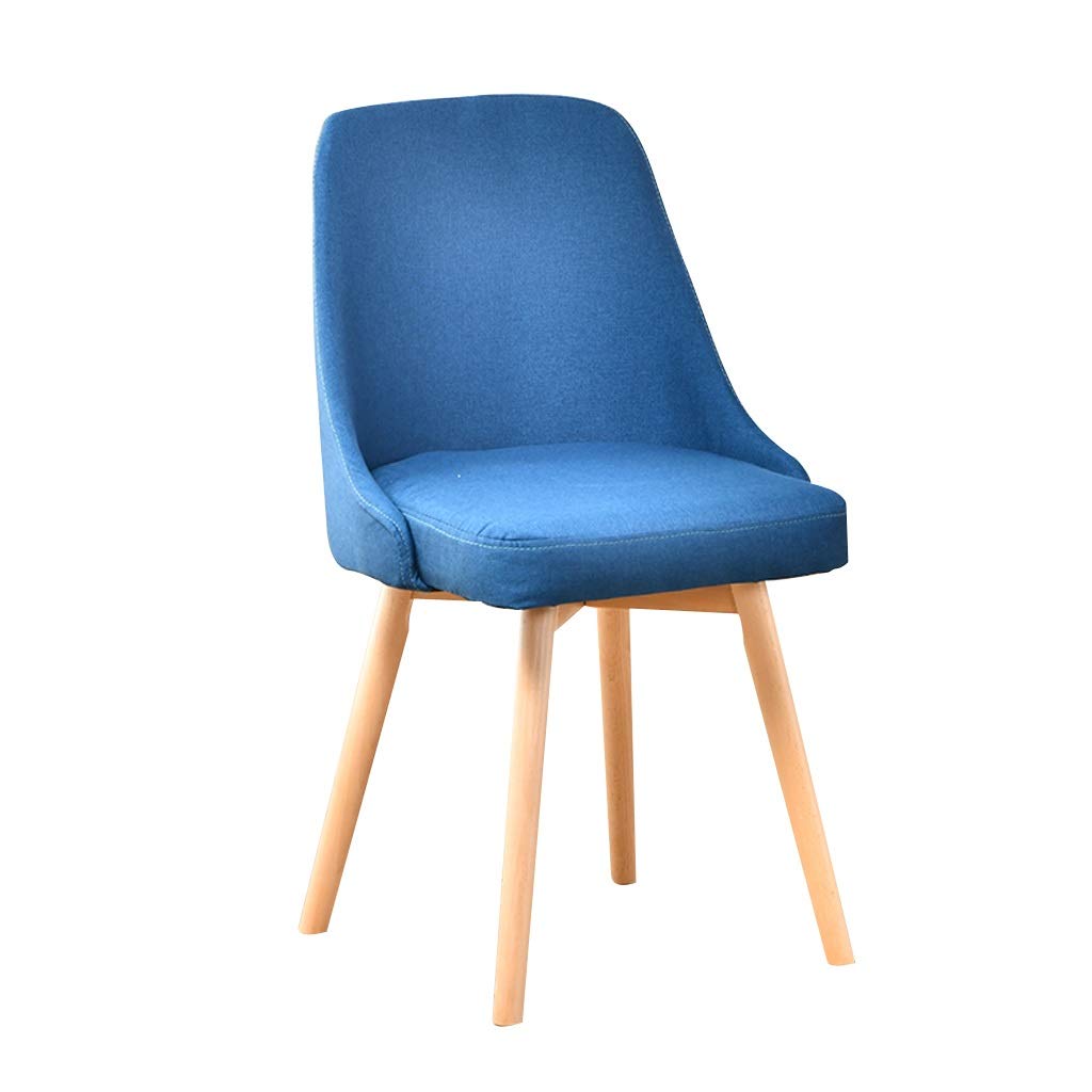 Chaise de salon lavable bleu foncé fauteuil moderne de style industriel