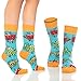 BAMBOOVEN 6 Pack Funny Socks - Men And Women's Colorful Novelty Fashion Socks, Breathable Printed Cotton