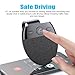 Hands Free Car BT Speaker for Two Phones with Visor Clip port to On Voice Assist Wire Free Type-C Charging Car Phone Speaker