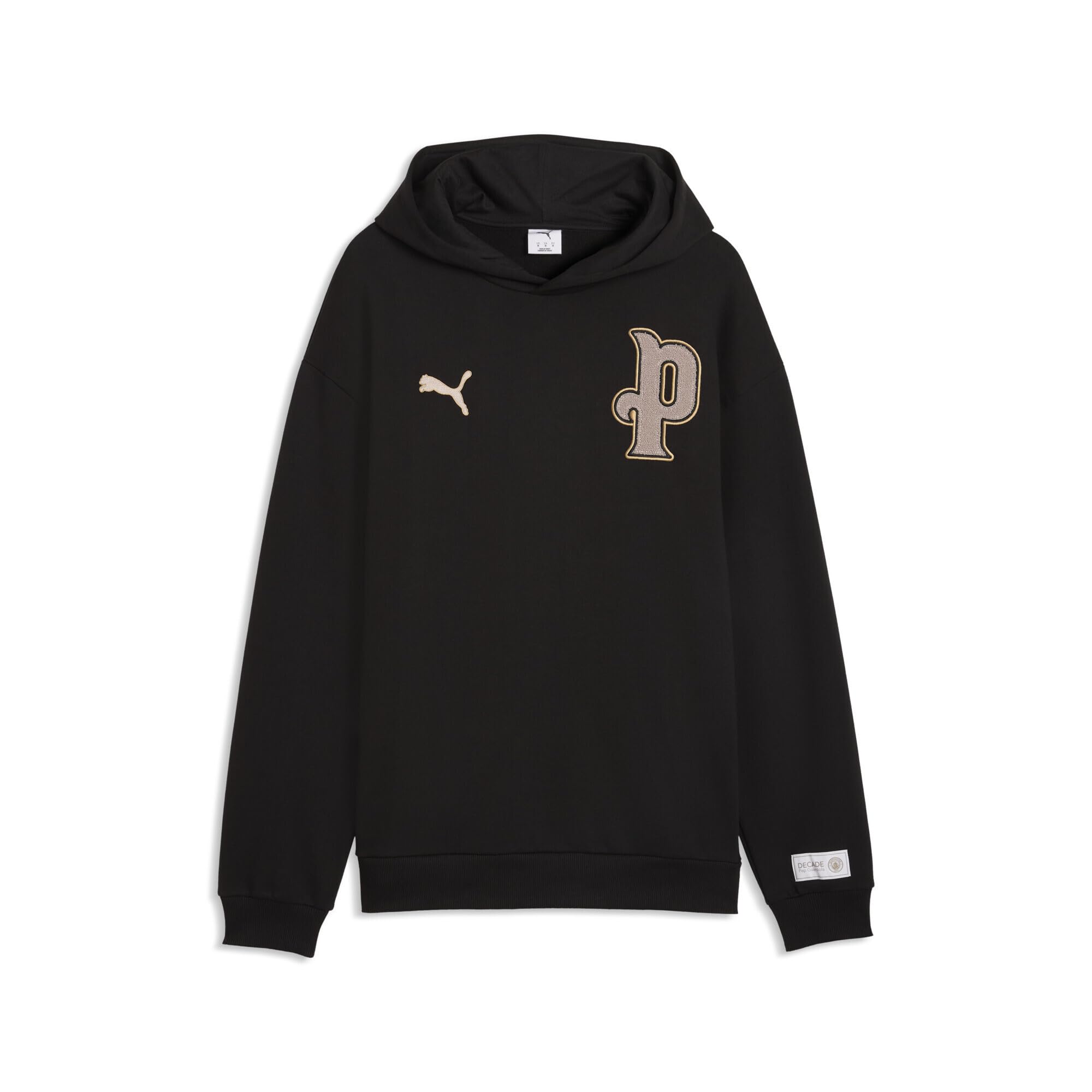 PUMA Manchester City Men's Pep Guardiola Decade Hoodie - Black - 3XL