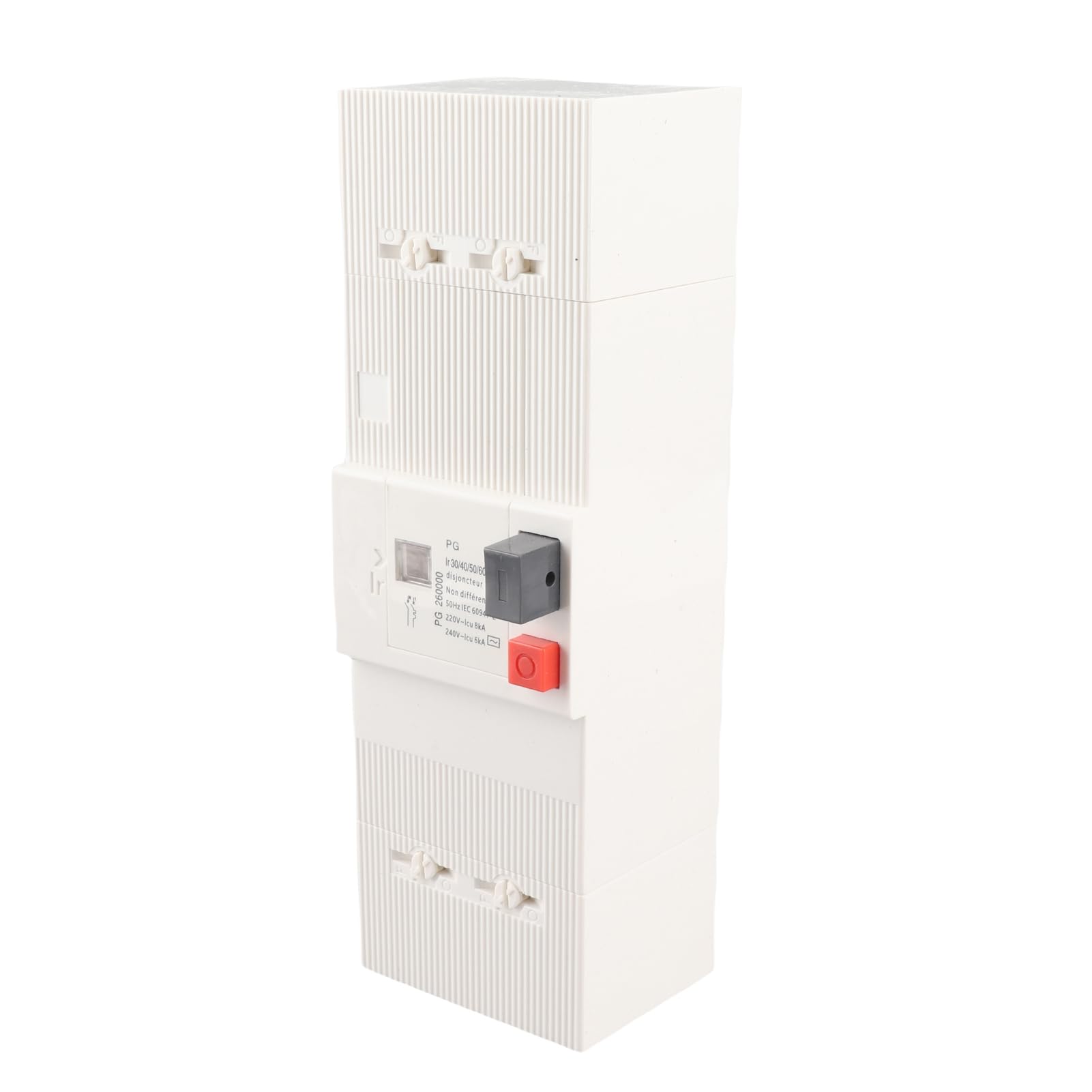 Disjoncteur Différentiel, 30-60A 2 Pôles 50Hz/60Hz Basse Tension Edf su Protection Air Switch Cuit Raccordement abonné Disjoncteur