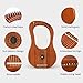 Donner Lyre Harp, 10 Metal Strings, Mahogany Body and Bone Saddle DLH-002 Lyre Harp for Beginner Kids with Tuning Wrench, Spare String Set, Black Gig Bag, Manual, Ancient Greece Style