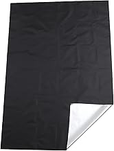 Artibetter Cortina autoadesiva Persianas Portáteis de Janela Blackout para Janelas Ventosas para Janelas Varanda Para-sol Persianas Blackout Portáteis Persianas de Janela Poliéster Preto Feito por conta própria