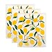 DII Swedish Dishcloths, 100 % Natural Cellulose, Environmentally Friendly, Set of 3, Lemon
