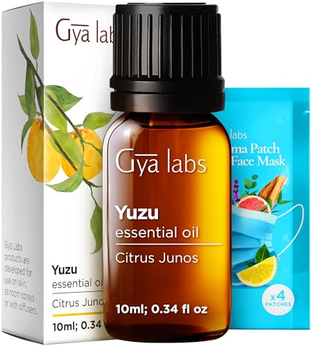 Image of 100% Pure Yuzu Essential Oil - 0.34 Fl Oz - Yuzu Oil for Hair, Skin, Diffuser, Aromatherapy & DIY Candle Making Scent