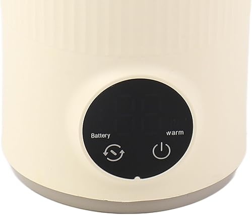 Miniatura 8 de Estink Hervidor eléctrico portátil, caldera de agua de viaje recargable por USB con agitador y calefacción 55C, batería de litio de 2 x 3000 mAh,