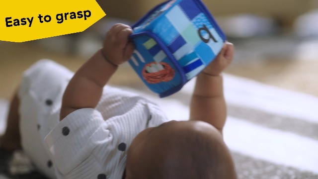 Amazon.com : Baby Einstein Alpha Stacks Baby Learning Blocks, Soft