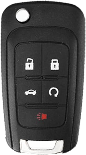 Miniatura 1 de Fundas para llave de coche para Chevrolet Cruze Epica Lova Camaro Impala, funda plegable con 5 botones