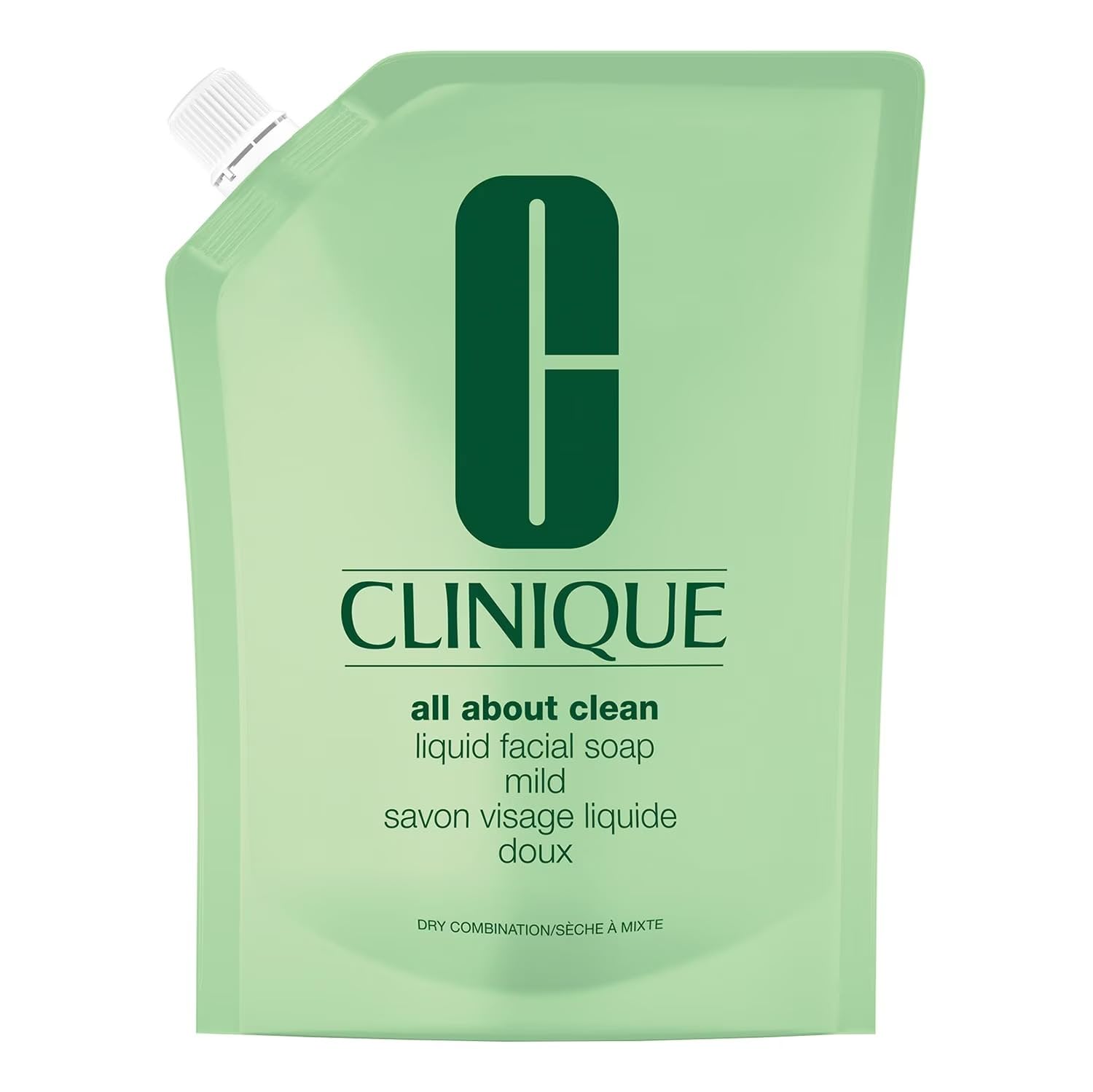 Clinique All About Clean Liquid Facial Cleanser Soap, Mild For Dry Combination Skin Types, 400ml