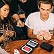 4 Stück Spielkarten Box,Kartenspiel Kartenbox Spielkarten,Tragetasche für Unterwegs,Staub Spielkarten Aufbewahrung,Robust Stoßsicher Festplattentasche,für Bluetooth Kopfhörer Datenzeile Spielkarten