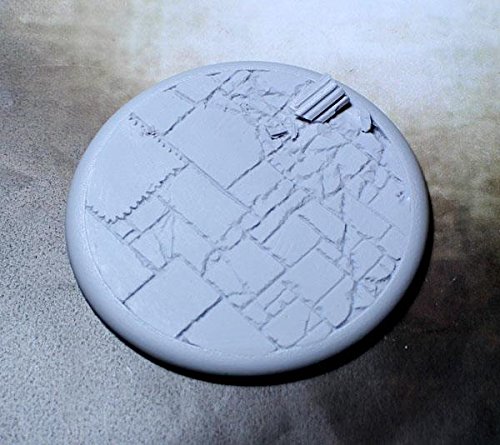 Secret Weapon Miniatures 80mm Round Lip Bases - Flagstone
