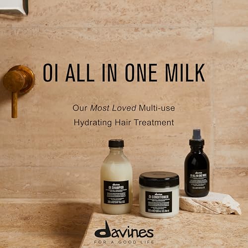 Davines OI All in One Milk | Hair Leave-in Conditioner Spray | Powerful Hair Detangler + Hydrating Leave-In Treatment | Smoothes Frizzy Hair