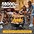 VIVOHOME Portable 58,000 BTU Propane Fire Pit, 24-Inch Smokeless Outdoor Design with Carry Bag, Tank Holder, Ideal for Patio, Backyard, Camping, Tailgating, Deck, RV