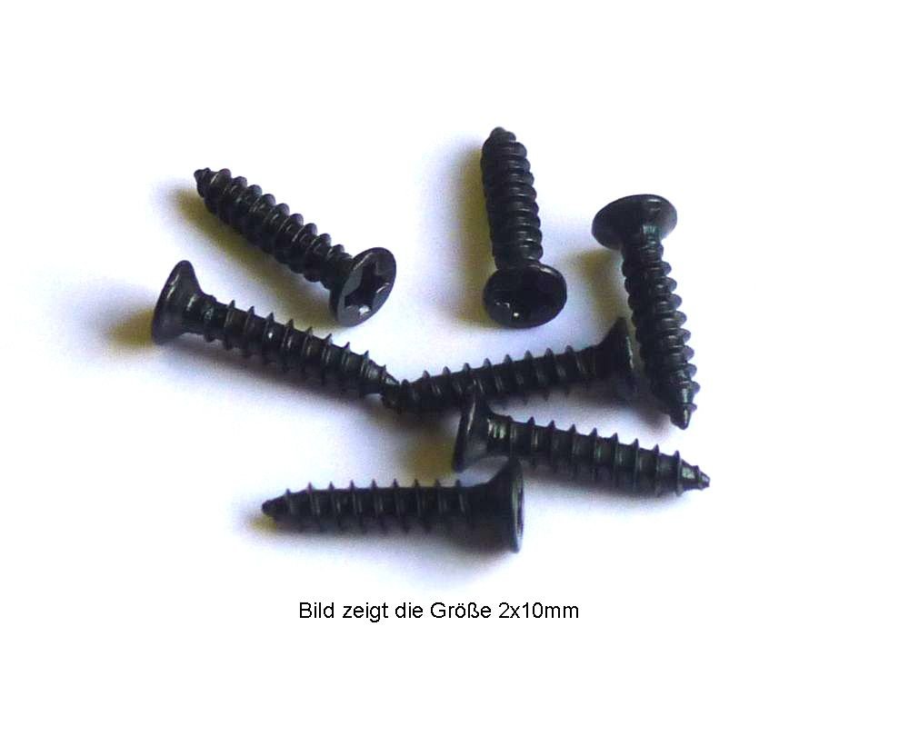 Produktbild von 50 Stück Fastenere Edelstahl Holzschrauben #10 X 1-1/4“ – Flachkopf, Schlitz, Senkkopf, 18-8