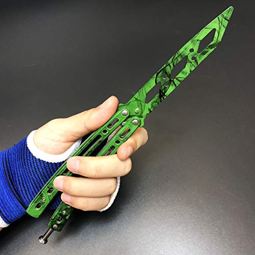 Practice Stainless Steel Training Tool 100% Safe Strong and Durable (Green)