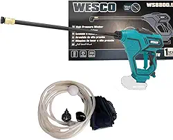 Lavadora De Alta Pressao Wesco A Bateria 18V Versao Solo
