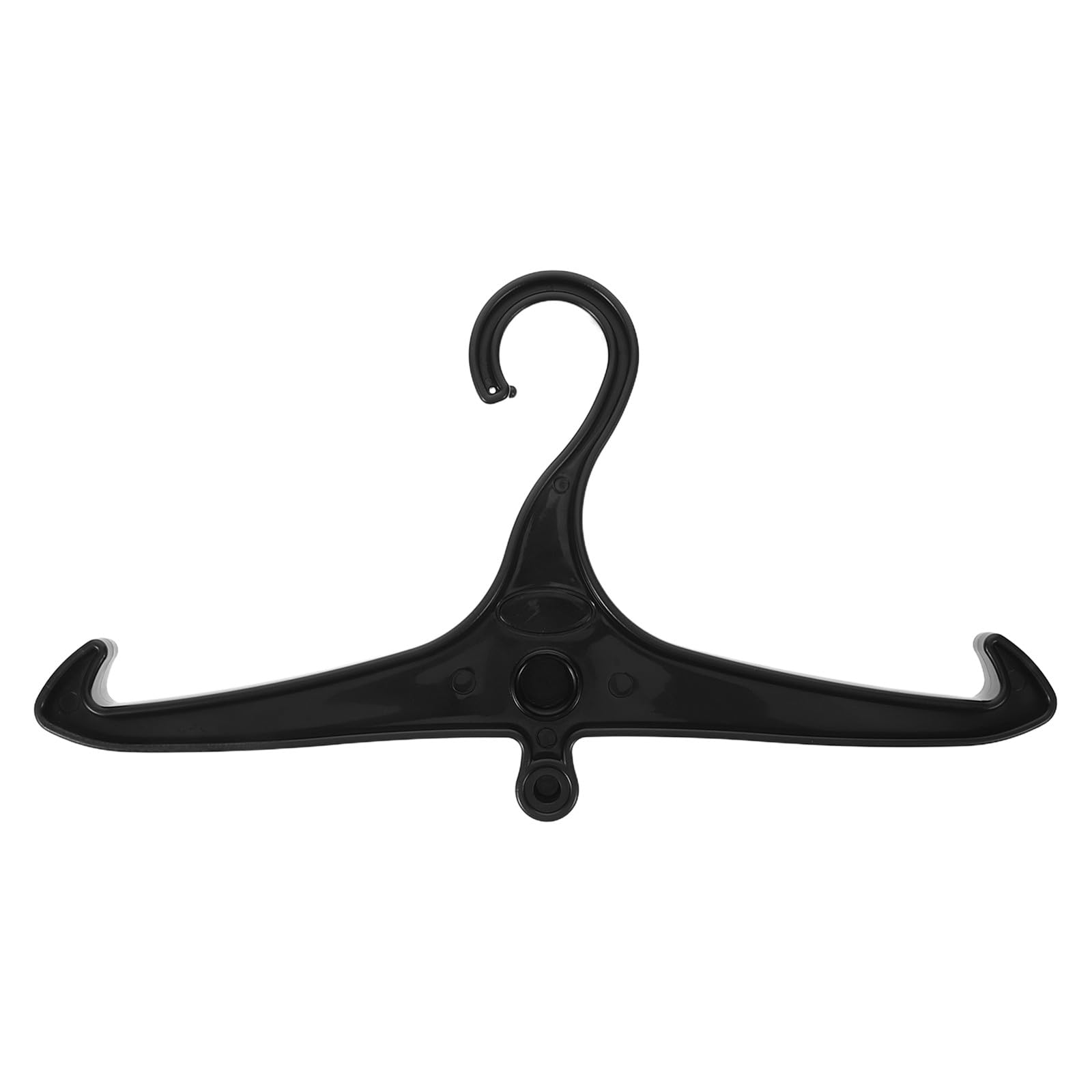Cintre aéré pour combinaisons intégrales, étanches, rashguards et shorts de bain noirs