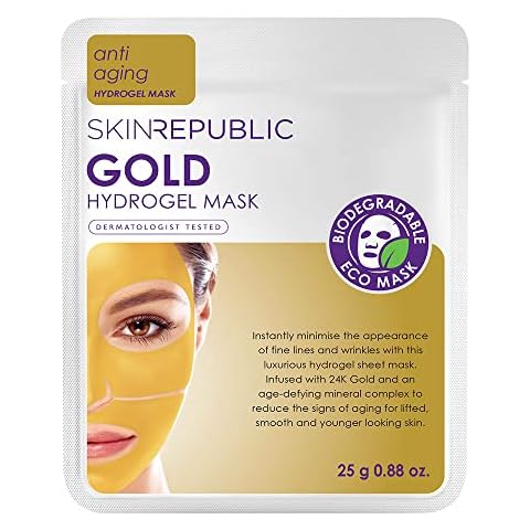 Skin Republic Look Younger Instant Hydration Gold Hydrogel Face Mask Sheet 25g Cover