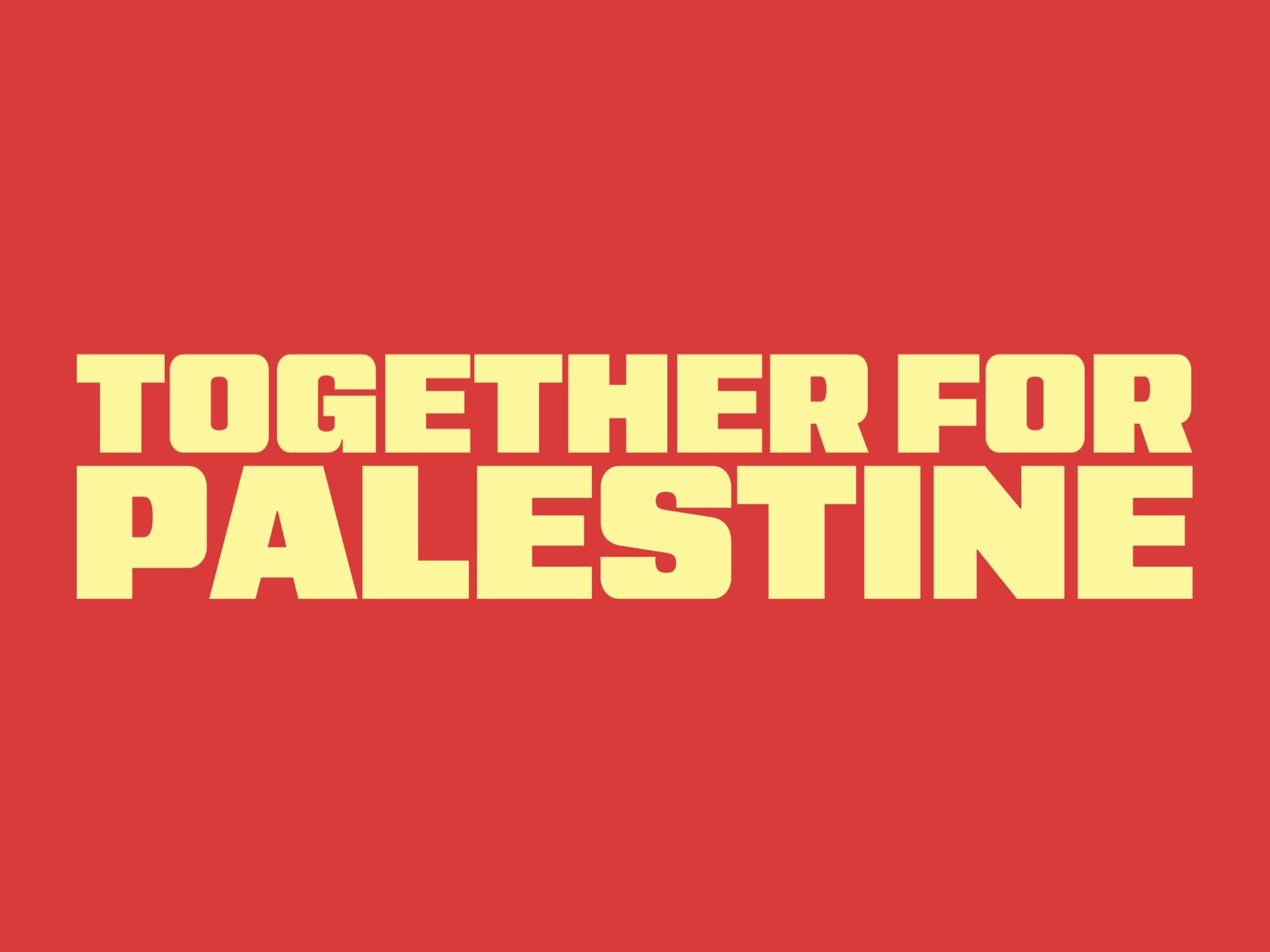 Together For Palestine