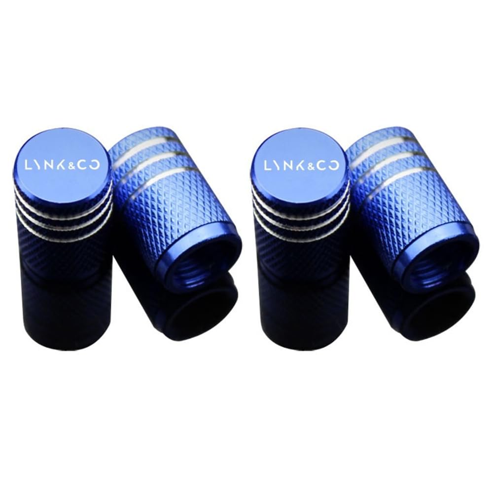 4 Pièces Bouchon Valve Pneu Voiture,Résistant Corrosion Métal