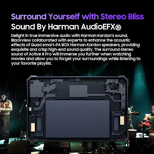 Blackview Active 8 Pro Rugged Tablet, Batteria