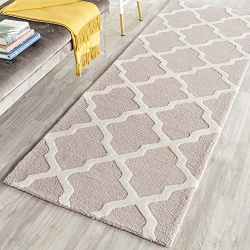 Image of Hand Tufted Wool Carpets Anti Shedding Rug Modern Carpets for Living Room Size 4x6 Feet