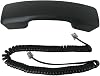 The VoIP Lounge Replacement Black Handset with Curly Cord for Panasonic KXT7700 Series Phone KXT7720 KXT7730 KXT7731 KXT7736