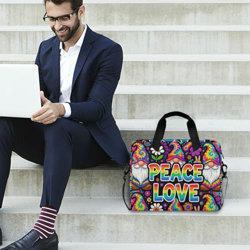 Maletín portátil para laptop 15.6 pulgadas con asa y correa miniatura 3