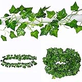 Simulation Green Leaf Vines Home Decor 1pc 2m Artificial Ivy Leaf Garland Foliage Vine Green Plants Creeper Fake
