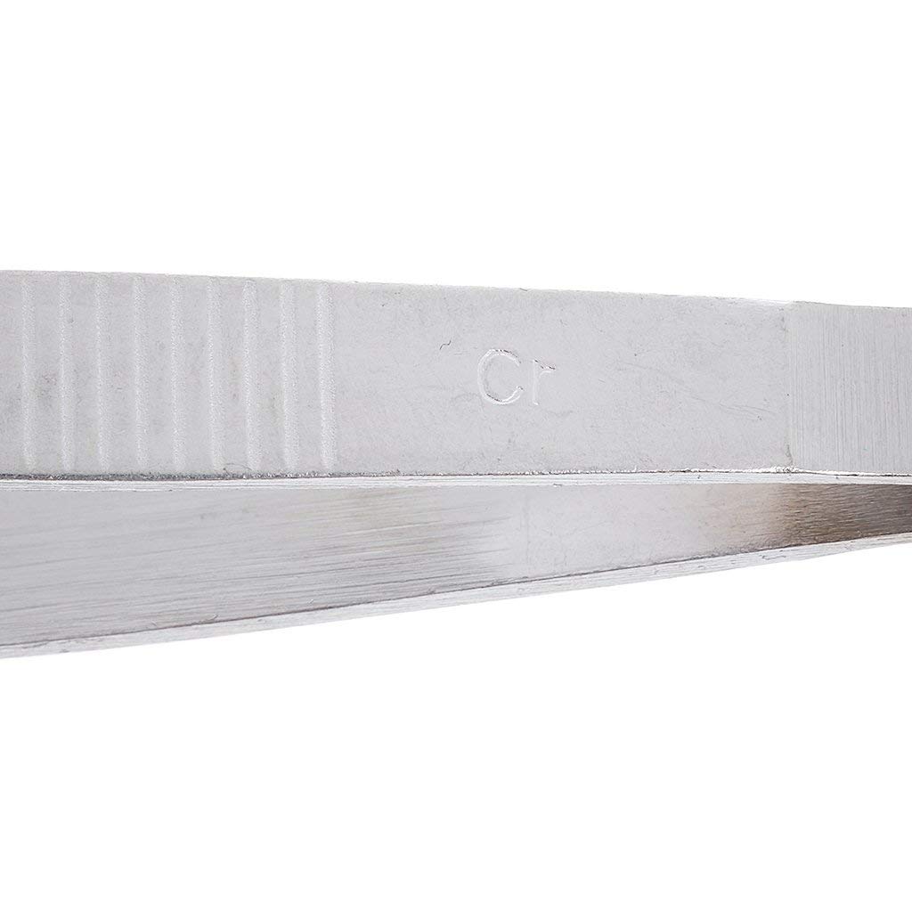 Inzopo Stainless Steel Tweezers Splitter Tweezers for Detailed Laboratory Work Length 160 mm