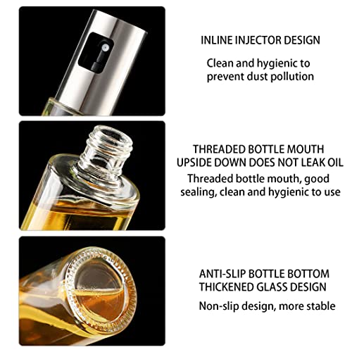 BODYA Olive Oil Sprayer Dispenser 100ml Oil Spray Bottle Oil Mister for BBQ Making Salad Baking Roasting Grilling Frying Kitchen - Image 6
