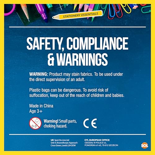 SOL 50 Felt Tip Colour Pens, Bright Colour Felt Pens for Smooth & Precise Writing & Colouring, Wide Range of Hues Selection Suitable for Kids and Adults, Great for Scrapbooking, Journaling & Arts - Image 7