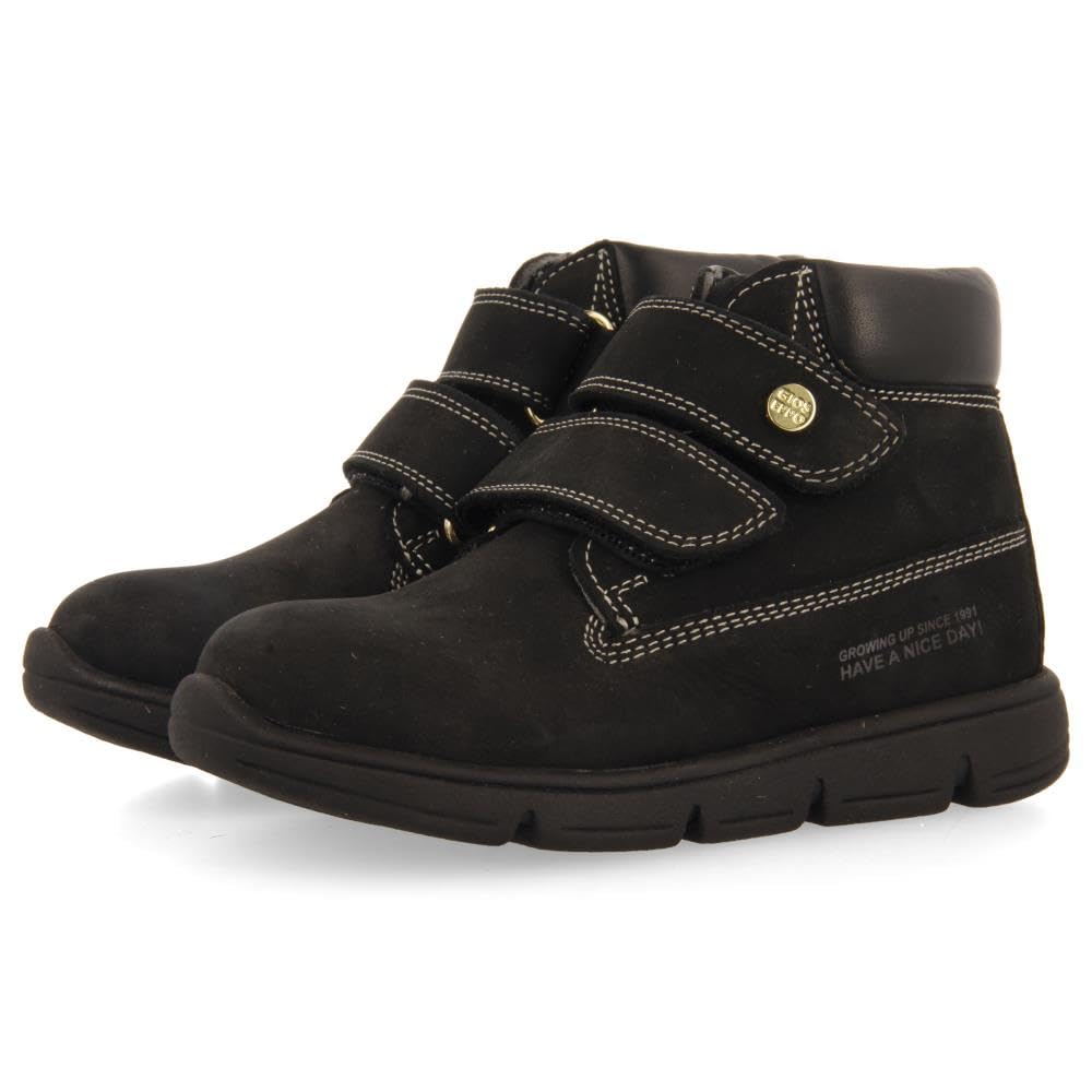 GIOSEPPO Boy's Girl's Conklin Boat Shoe, Black, 10 UK Child