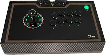 QANBA アーケード ジョイスティック Q8-GR 楽天市場】【静音レバー&ボタン】 Qanba Q8 Silent Arcade Joystick