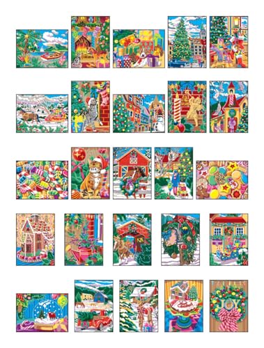 Creative Haven Christmas Color by Number
