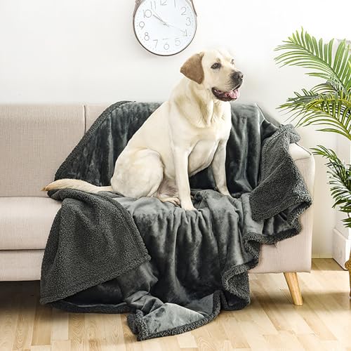 Couverture imperméable pour le lit double flanelle coton plaid étanche animaux M - 8