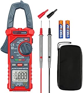 AstroAI Digital Clamp Meter Multimeter 4000 Counts Auto-ranging Amp Voltage Tester Measuring AC/DC Voltage & Current, Resistance, Capacitance, Frequency, Continuity, Live Wire Test, NCV Detection