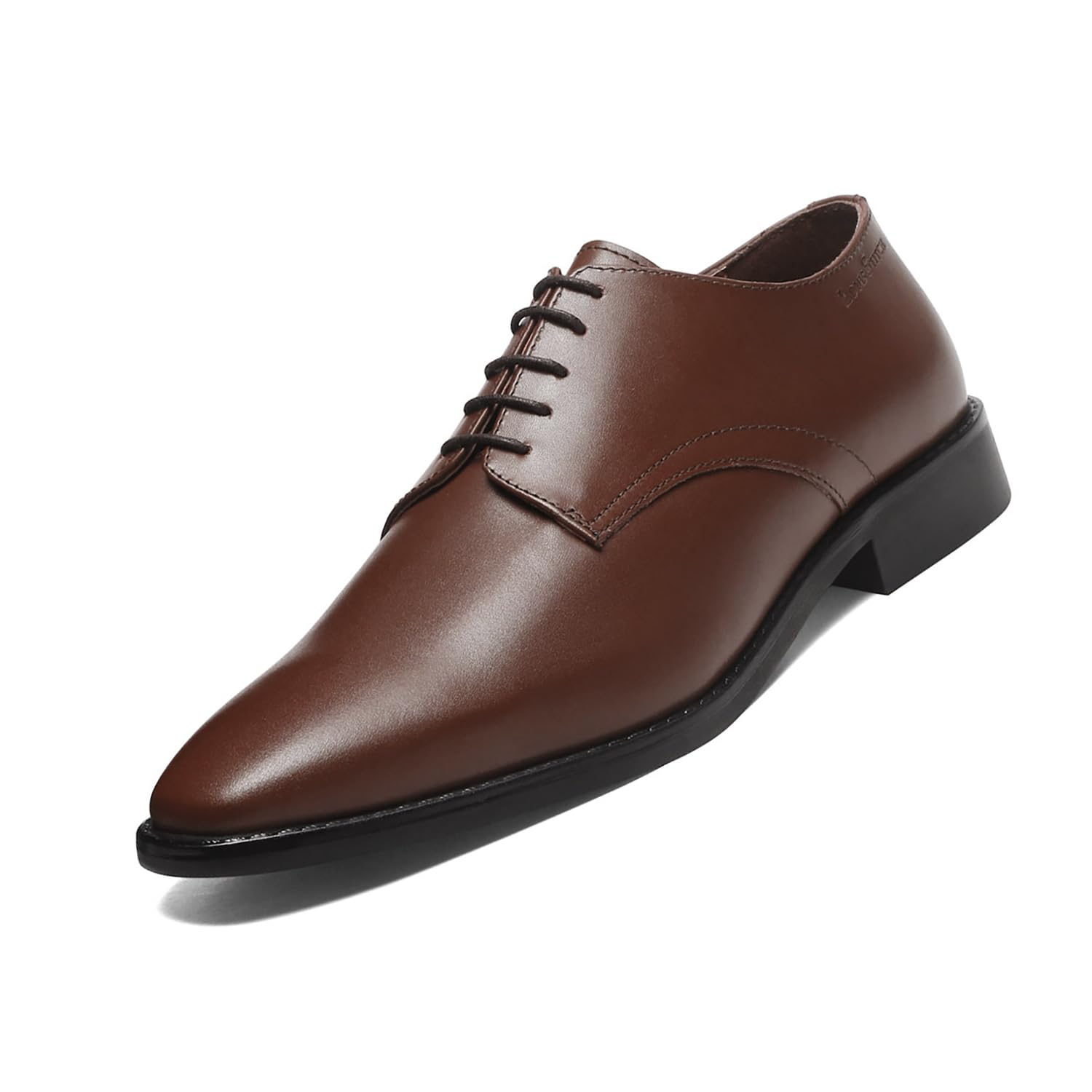 LOUIS STITCH Formal Derby Lace Up Shoes for Men | Handcrafted Italian Leather Mens Shoes | Russet Tan | RXPLTN | UK Size 7 (B0B5ZNNKD1) Amazon Price History, Amazon Price Tracker