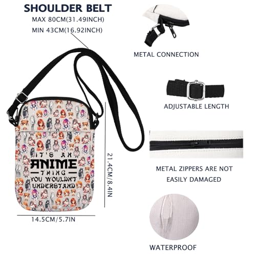 VAMSII Anime Girl Crossbody Bag Amine Inspired Gift Anime Cosplay Merchandise Anime Kawaii Bag2