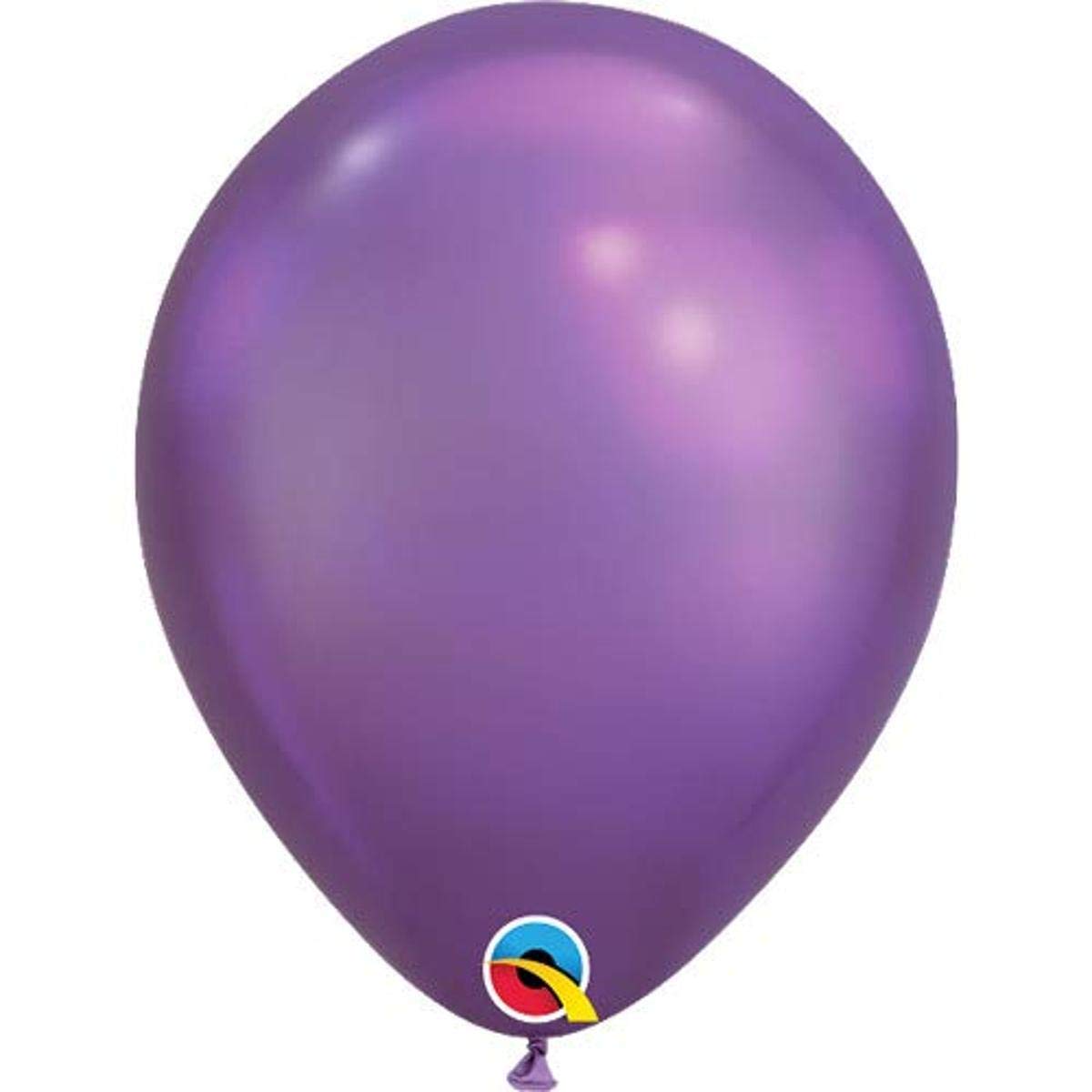 Qualatex Latex Balloon 58274 Chrome, 11", Purple