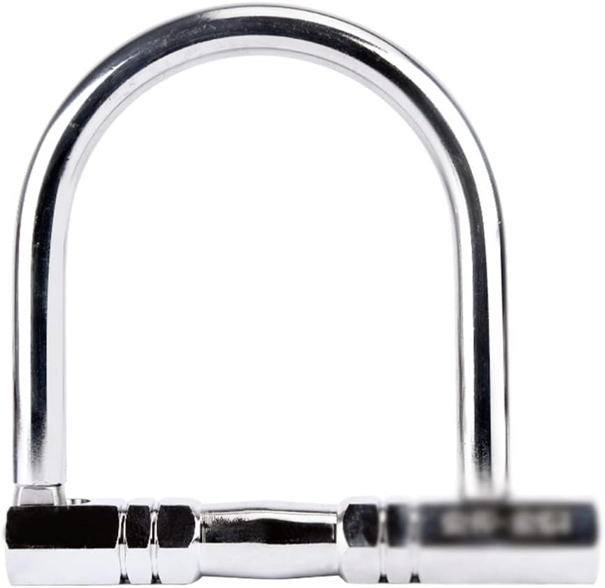 Heavy Locks Bike U-Lock with Keys, Heavy Duty U-Lock Pure Copper Core U Locks Glass Door for House Door Bike Office U-Locks for Bicycles